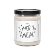 Load image into Gallery viewer, Amor y amistad, valentines day, Anniversary, birthday day, Scented Soy Candle, 9oz