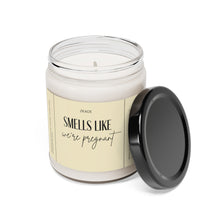 Load image into Gallery viewer, smells like were pregnant, pregnant, announcement, Scented Soy Candle, 9oz