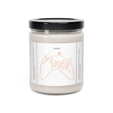 Load image into Gallery viewer, Pinky promise, couples, Valentines day, Anniversary, birthday day, Scented Soy Candle, 9oz