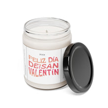 Load image into Gallery viewer, Feliz dia de San Valentin, Valentines day, Anniversary, birthday day, Scented Soy Candle, 9oz