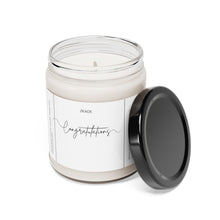 Load image into Gallery viewer, Congratulations, Congrats, positivity, mental health, valentines day, Anniversary, birthday day, Scented Soy Candle, 9oz
