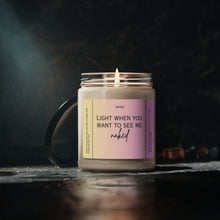 Load image into Gallery viewer, Light when you want to see me naked, Valentines day, Anniversary, birthday day, Scented Soy Candle, 9oz