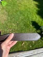 Load image into Gallery viewer, Engraved belt