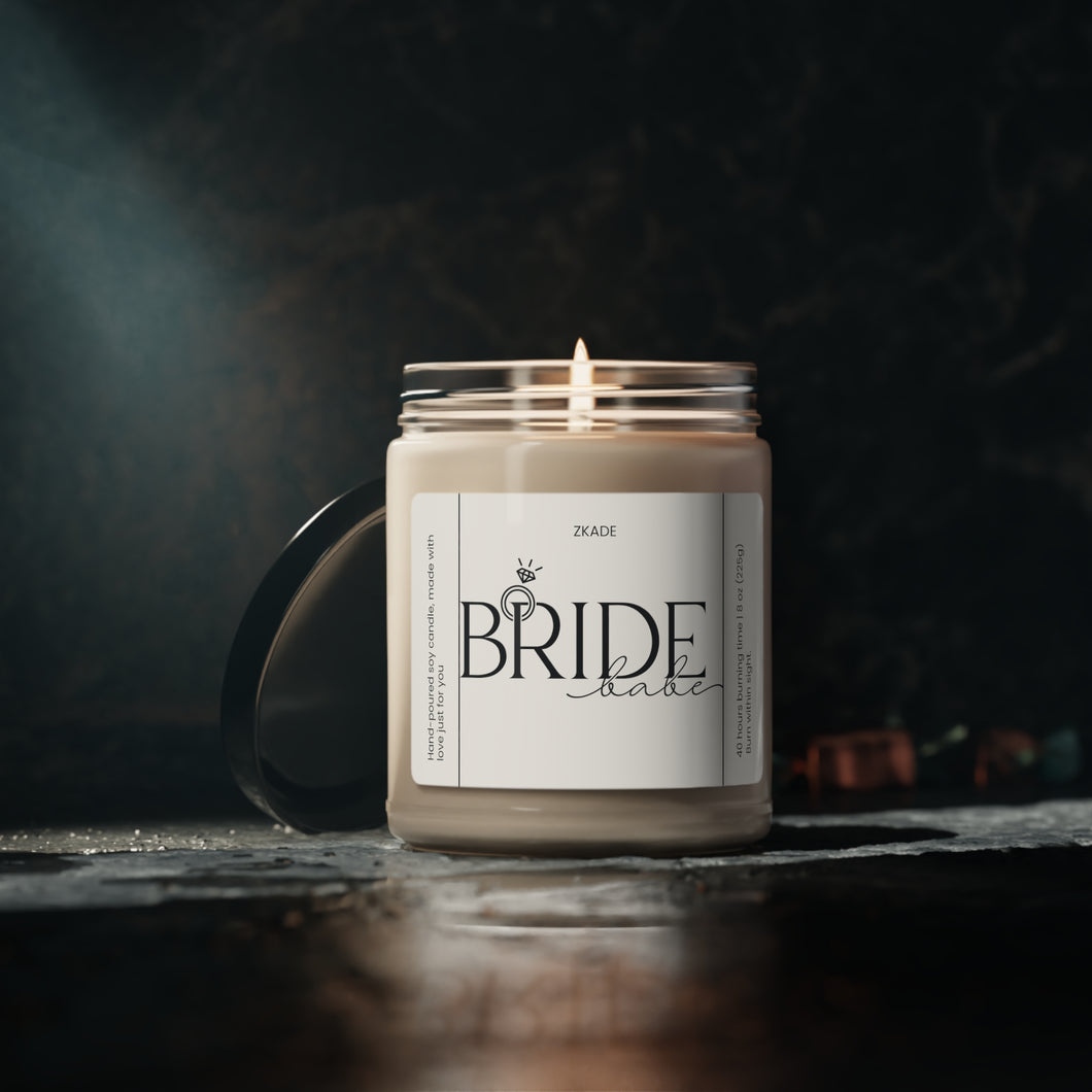 Bride babe, married, wife, wifey, valentines day,  Anniversary, birthday day, Scented Soy Candle, 9oz