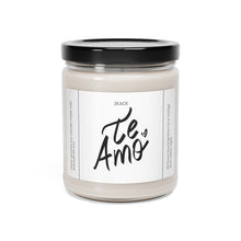 Load image into Gallery viewer, te amo, valentines day,  Anniversary, birthday day, Scented Soy Candle, 9oz
