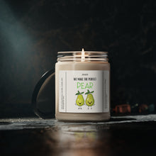 Load image into Gallery viewer, we make the perfect pear, valentines day, anniversary  Scented Soy Candle, 9oz
