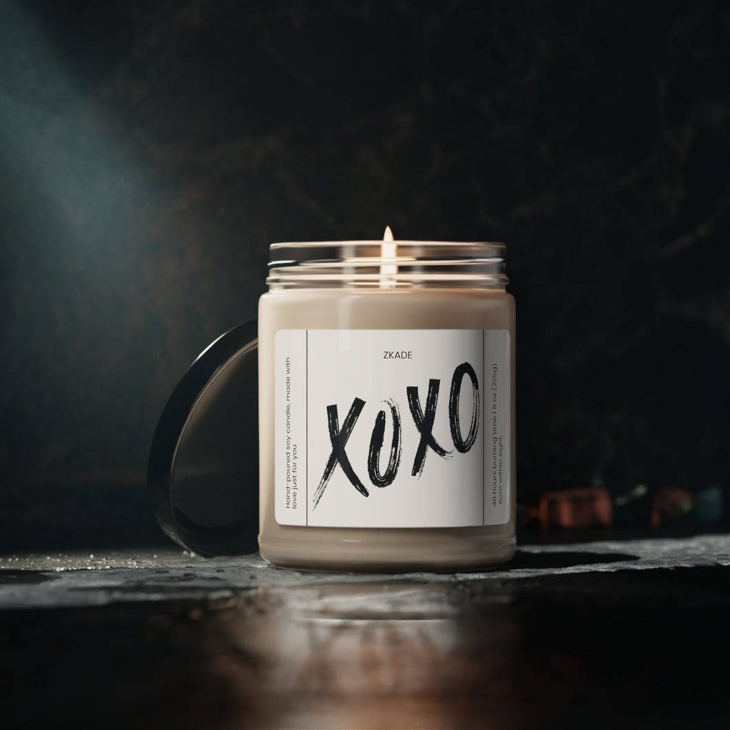 XOXO, Valentines day,  Anniversary, birthday day, Scented Soy Candle, 9oz