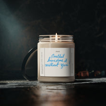 Load image into Gallery viewer, couldn&#39;t have done it without you, thank you, appreciative, valentines day,  Anniversary, birthday day, Scented Soy Candle, 9oz
