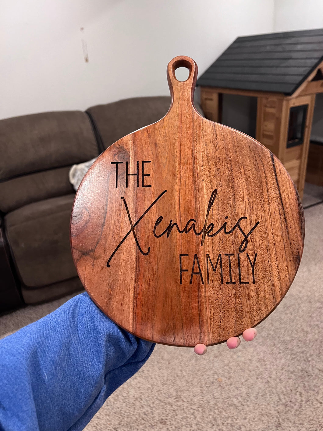 Cutting board engraved