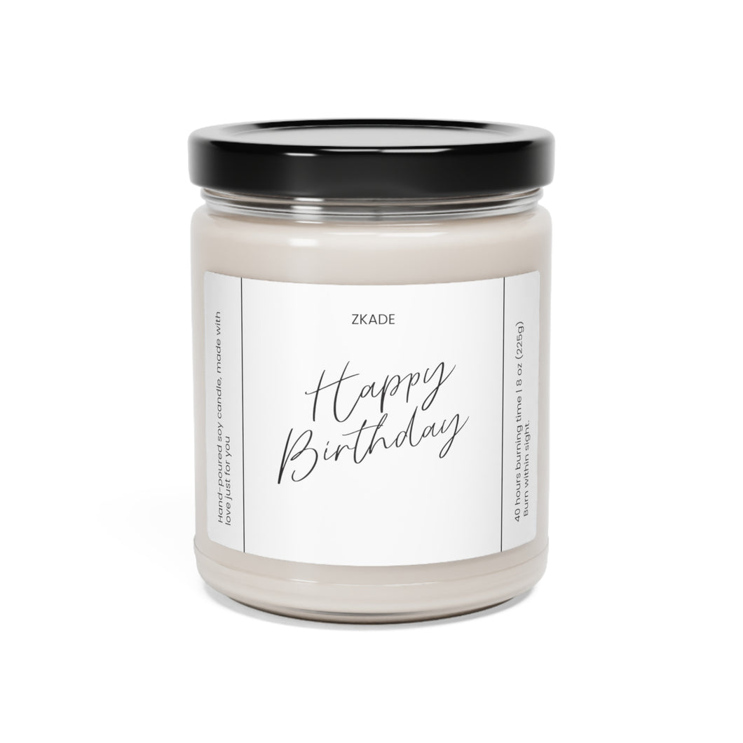 Happy birthday, happy holidays, Christmas, Hanukkah, thanksgiving , Valentines day gift, anniversary gift, Scented Soy Candle, 9oz