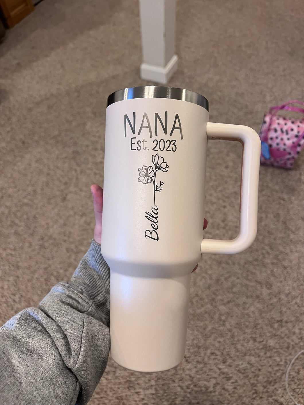 Engraved tumbler