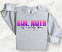 Load image into Gallery viewer, Girl math university , its basically free
