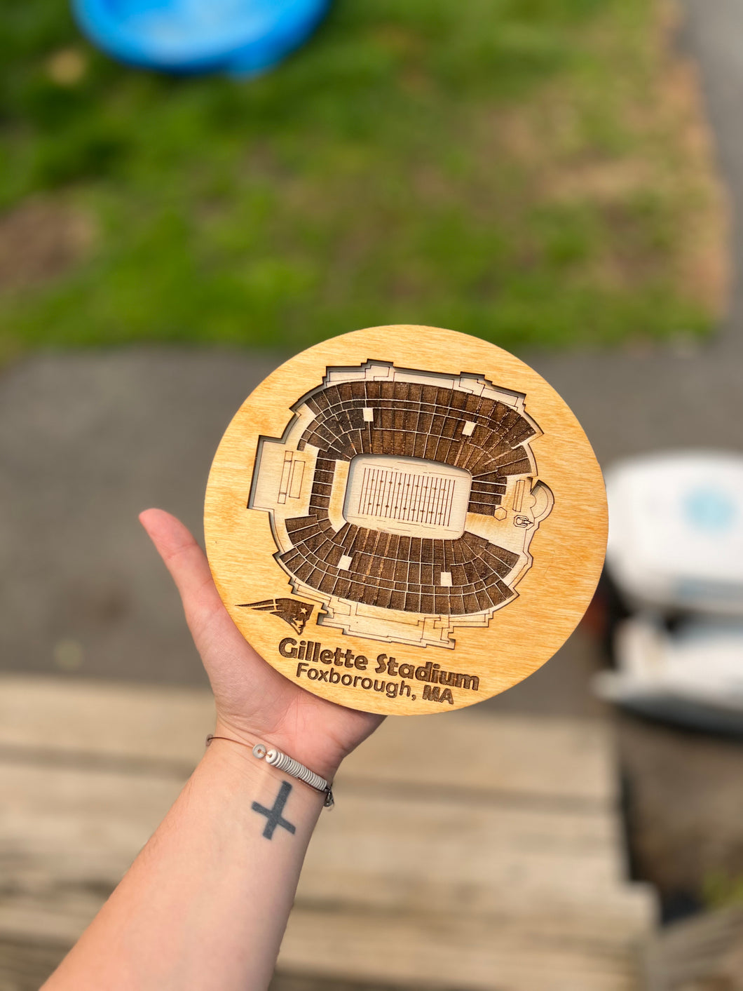 Mini football stadium wood