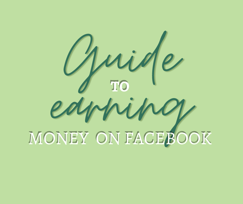 HOW TO MAKE MONEY ON FACEBOOK