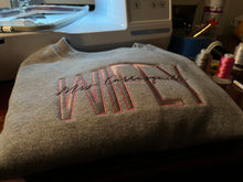 Load image into Gallery viewer, Wifey embroidery sweatshirt
