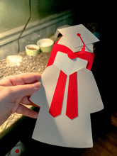 Load image into Gallery viewer, Graduation Gown Gift Card Holder
