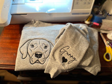 Load image into Gallery viewer, Dog sweatshirt (outline of your dog)
