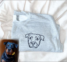 Load image into Gallery viewer, Dog sweatshirt (outline of your dog)
