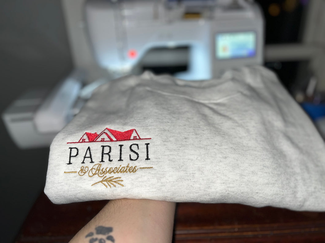 Custom logo for your company sweatshirt/shirts