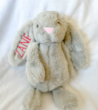 Load image into Gallery viewer, Easter bunny with ear embroidered
